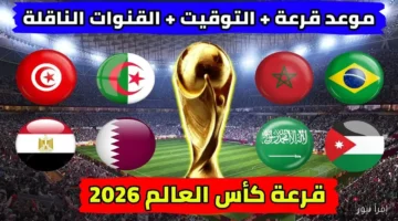 بث مباشر.. بداية قرعة كأس العالم 2026.. مجموعة مصر المنتظرة